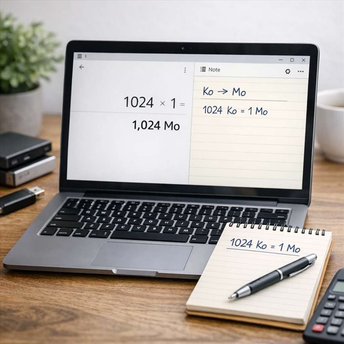 Comment convertir des ko en Mo ? Guide simple et rapide