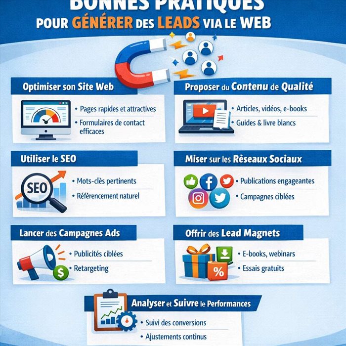 Quelles bonnes pratiques pour générer des leads via le web ?
