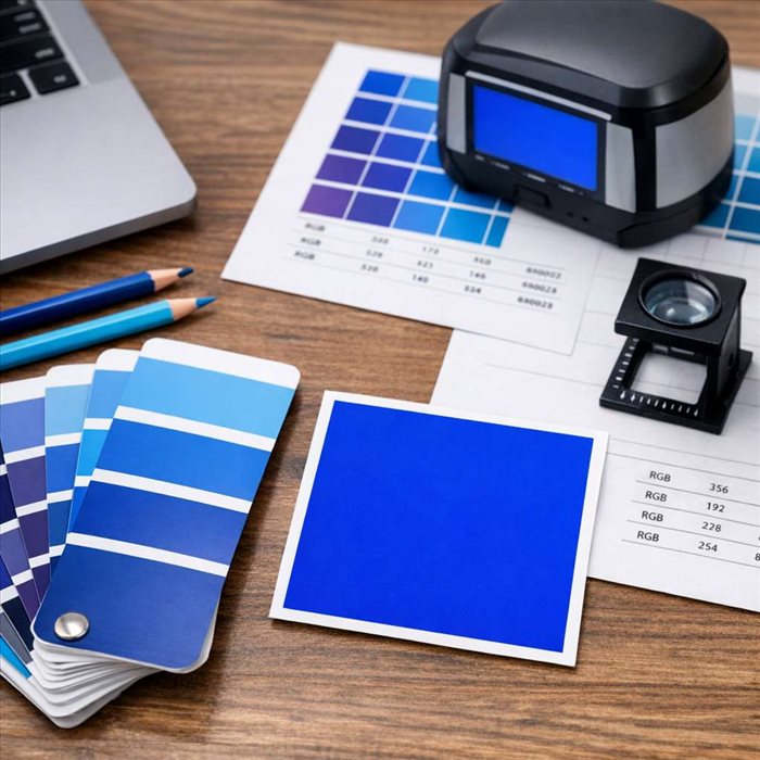 Code couleur du bleu électrique : guide, valeurs et usages