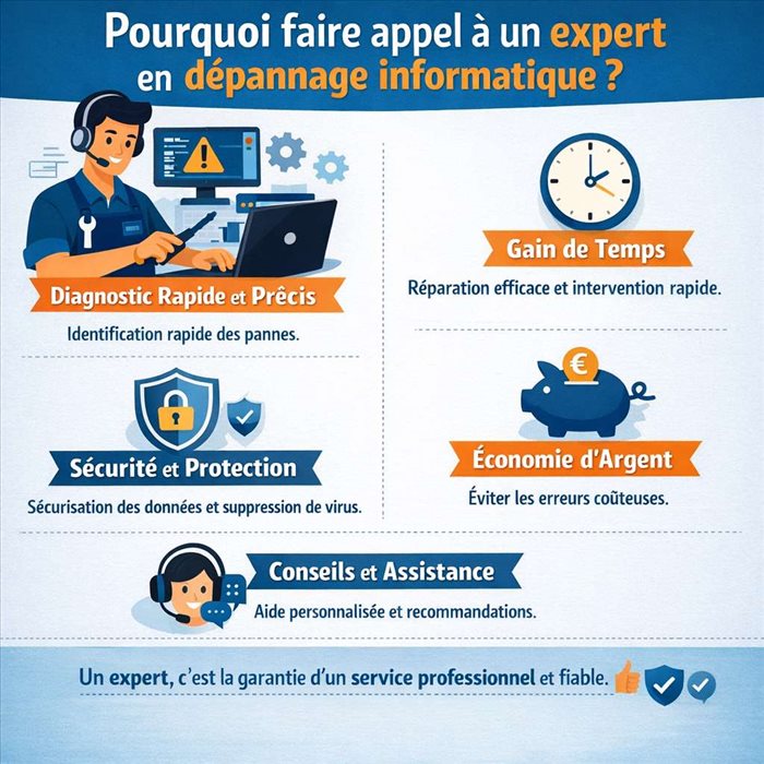 Pourquoi faire appel à un expert en dépannage informatique ?