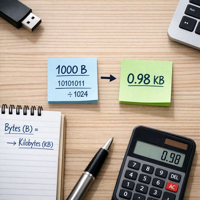 Convertir des octets en ko : méthode simple et rapide