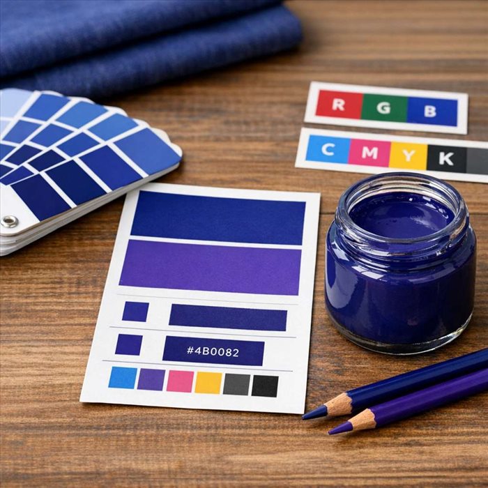 Code couleur bleu indigo : le guide complet pour bien le choisir
