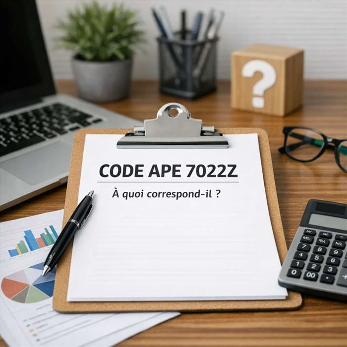 Code APE 7022Z : définition, activités et obligations