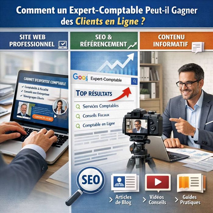 Comment un expert-comptable peut-il gagner des clients en ligne ?