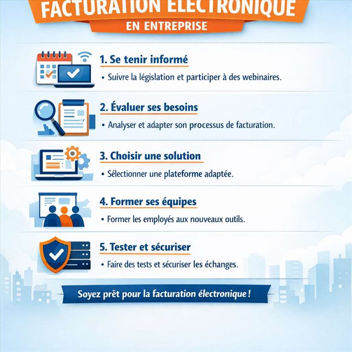 Facturation électronique : anticiper la réforme en entreprise
