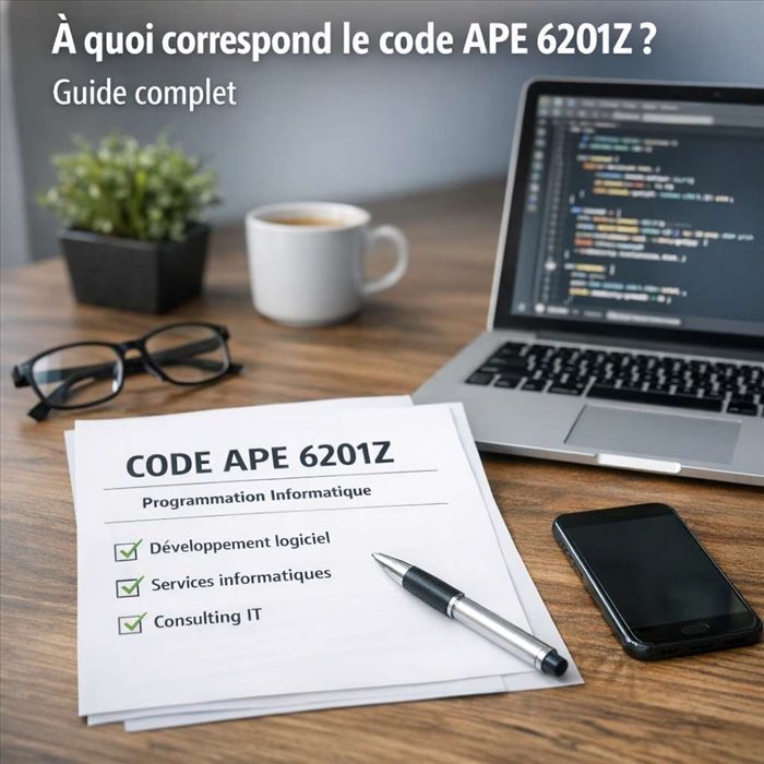 Code APE 6201Z : définition, activités et enjeux