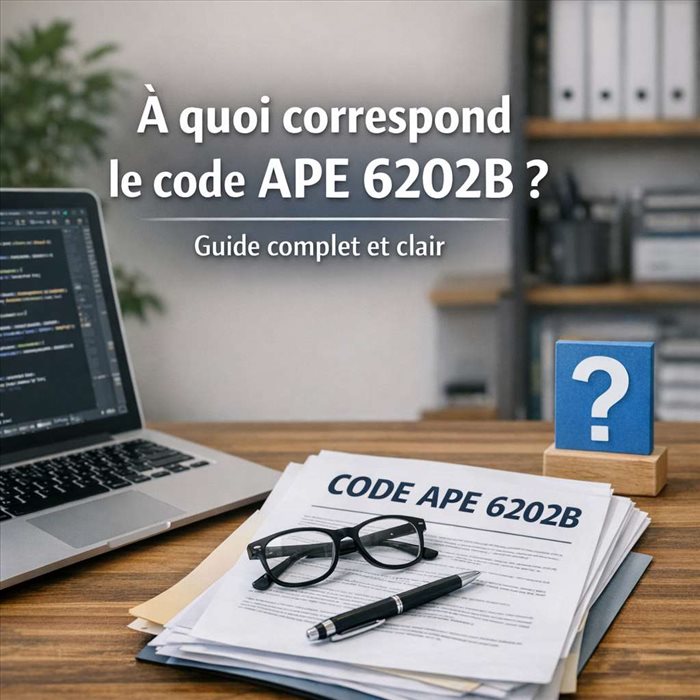 Code APE 6202B : à quoi correspond ce code en pratique ?