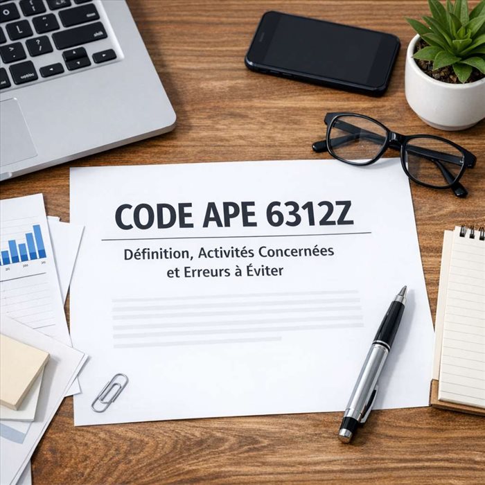 Code APE 6312Z : définition, activités concernées et erreurs à éviter