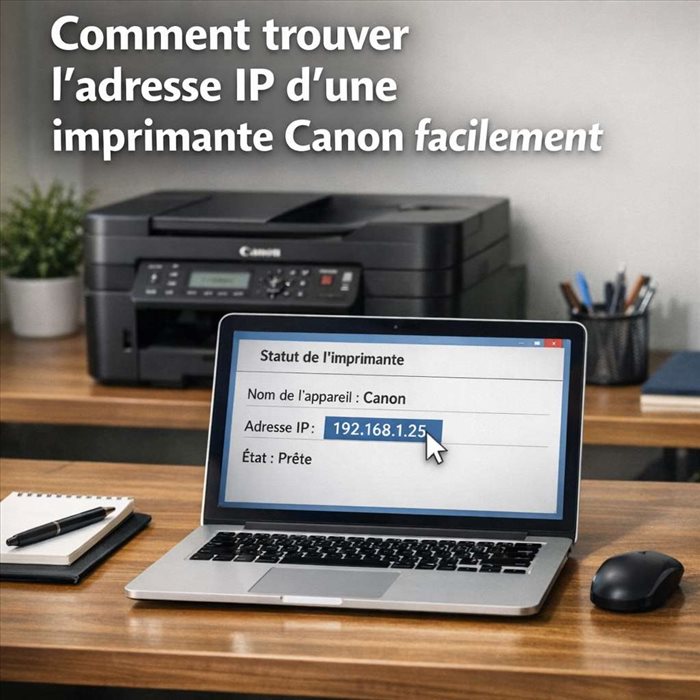 Adresse IP imprimante Canon : comment la trouver rapidement