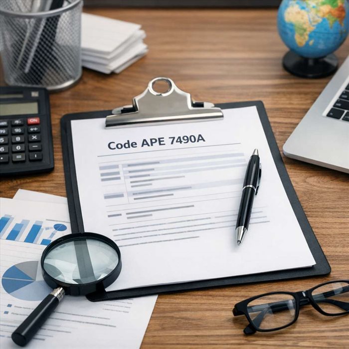 Code APE 7490A : définition, activités et impacts